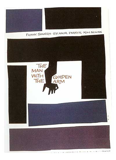 Saul Bass The man whit the goloden arm