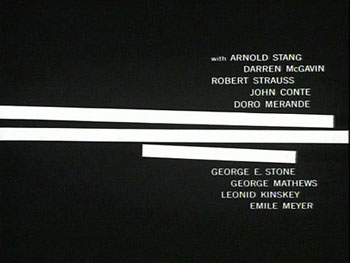 Saul Bass titoli di testa The man whit the goloden arm